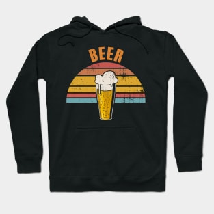 Beer Vintage Sunset Hoodie